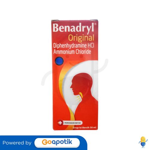 BENADRYL ORIGINAL SYRUP 50 ML