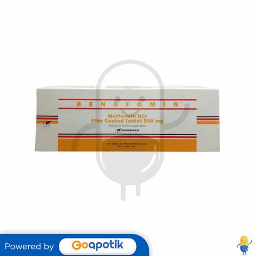 BENOFOMIN 500 MG BOX 100 KAPLET