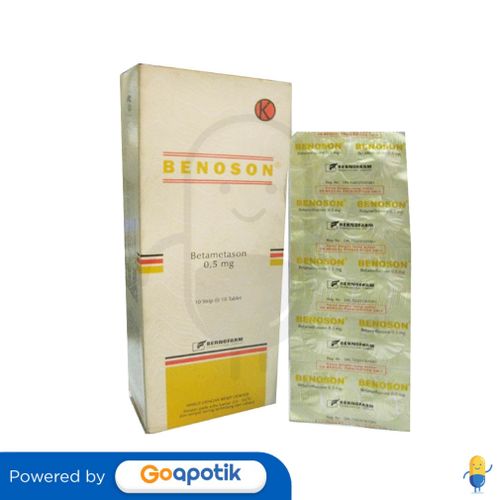 BENOSON 0.5 MG BOX 100 TABLET