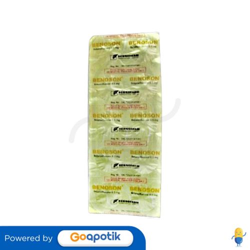 BENOSON 0.5 MG TABLET