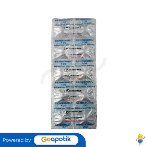 BENOXURIC 100 MG TABLET