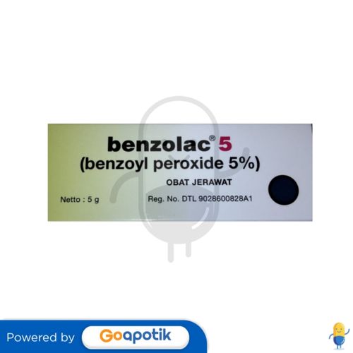 BENZOLAC 5% GEL ISI 5 GRAM TUBE