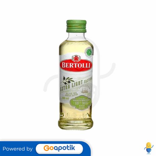 BERTOLLI 100% EXTRA LIGHT TASTING OLIVE OIL 250 ML