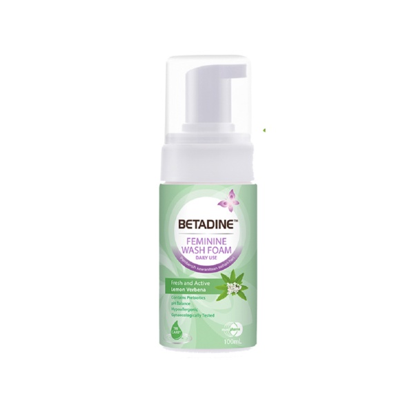 betadine-feminine-wash-foam-fresh-and-active-lemon-verbena-100-ml