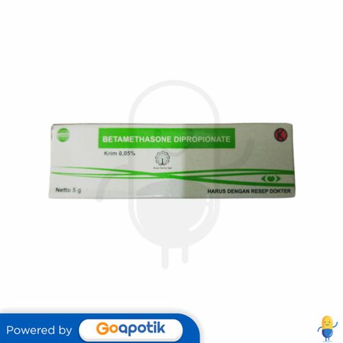 BETAMETHASONE DIPROPIONATE MULIA 0.05% CREAM 5 GRAM TUBE