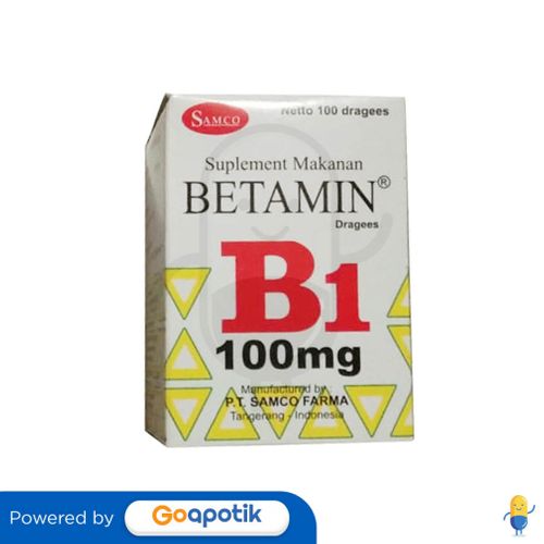 BETAMIN VITAMIN B1 100 MG BOTOL 100 TABLET