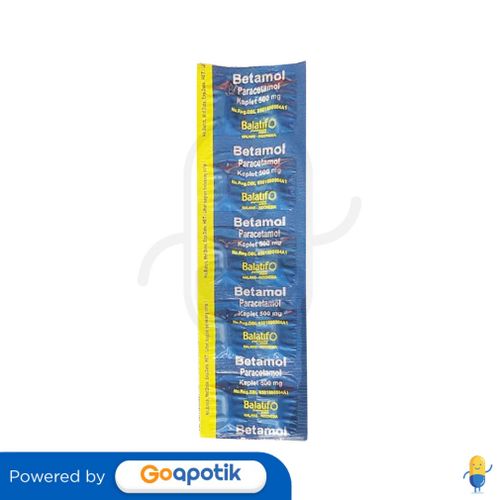 BETAMOL 500 MG STRIP 10 KAPLET