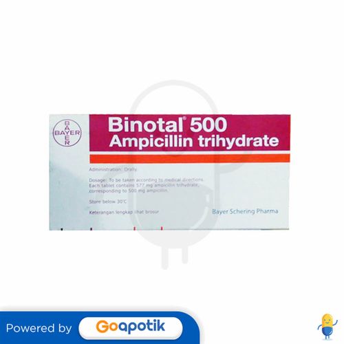 BINOTAL 500 MG BOX 50 TABLET