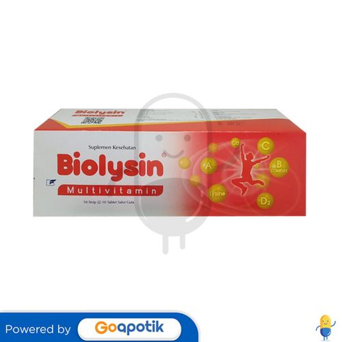 BIOLYSIN BOX ISI 100 TABLET