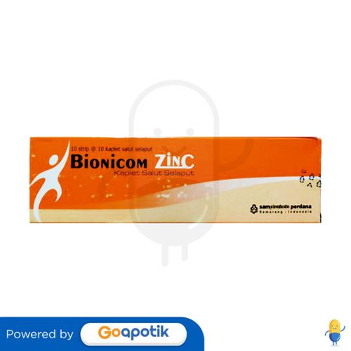 BIONICOM ZINC BOX 100 KAPLET