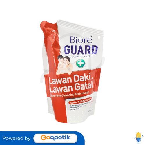 BIORE GUARD BODY FOAM ACTIVE ANTIBACTERIAL 250 ML POUCH