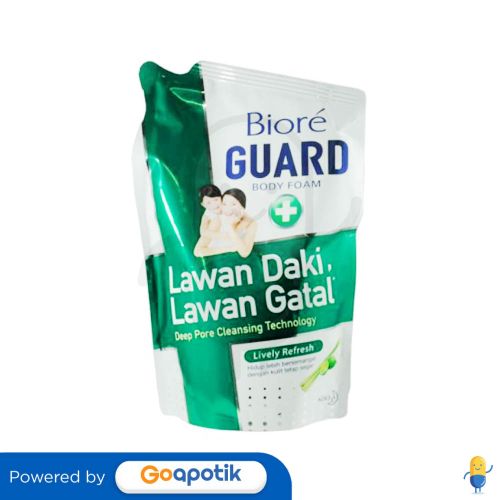 BIORE GUARD BODY FOAM LIVELY REFRESH 250 ML POUCH