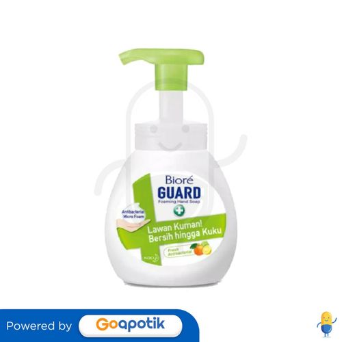 BIORE GUARD FOAMING HAND SOAP FRESH ANTIBACTERIAL 250 ML BOTOL PUMP