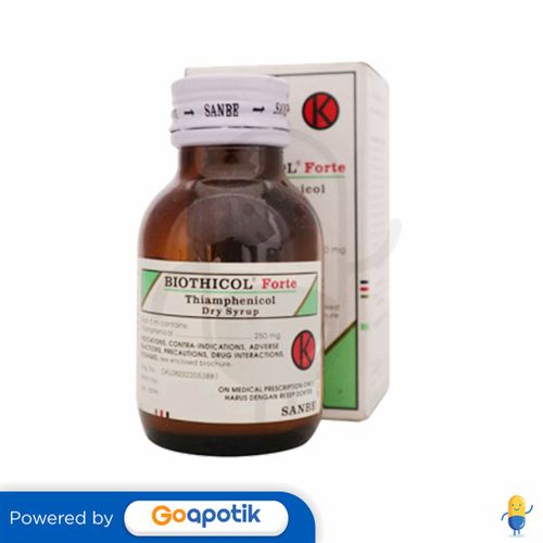 BIOTHICOL FORTE 250 MG/5 ML DRY SYRUP 60 ML