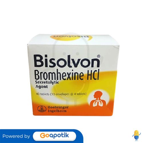 BISOLVON 8 MG BOX 40 TABLET