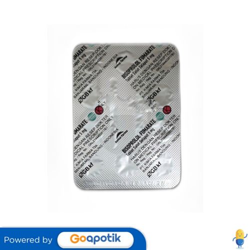 BISOPROLOL FUMARATE KIMIA FARMA 5 MG STRIP 10 TABLET