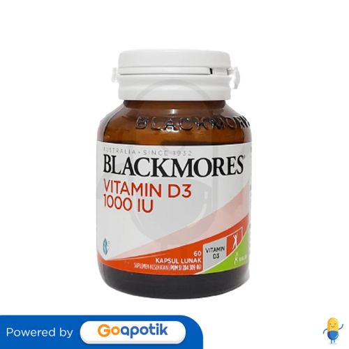 BLACKMORES VITAMIN D3 1000 IU BOTOL 60 KAPSUL