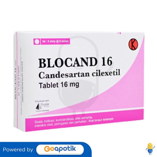 BLOCAND 16 MG BOX 30 TABLET