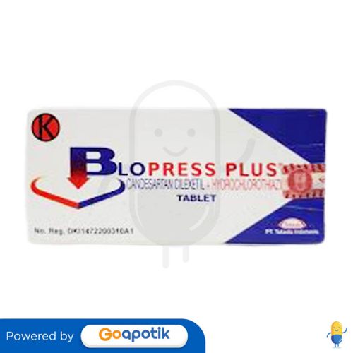 BLOPRESS PLUS 16 BOX 14 TABLET - Kegunaan, Efek Samping, Dosis Dan ...