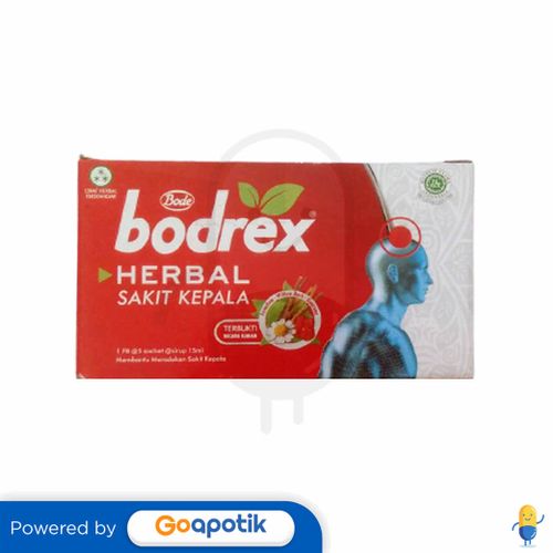 BODREX HERBAL SAKIT KEPALA 15 ML BOX 5 SACHET