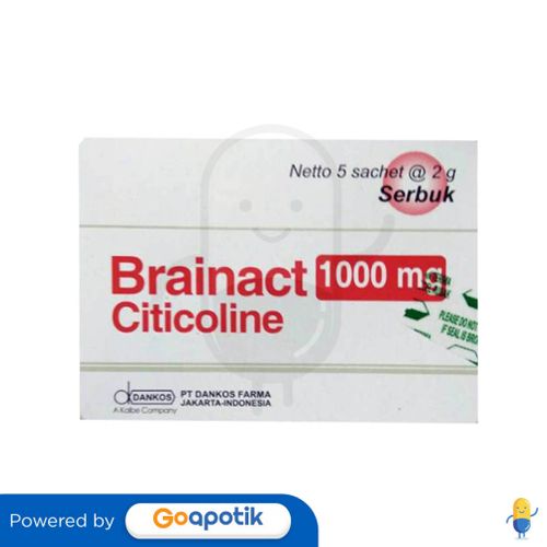 BRAINACT 1000 MG BOX 5 SACHET