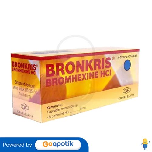 BRONKRIS 8 MG BOX 100 TABLET
