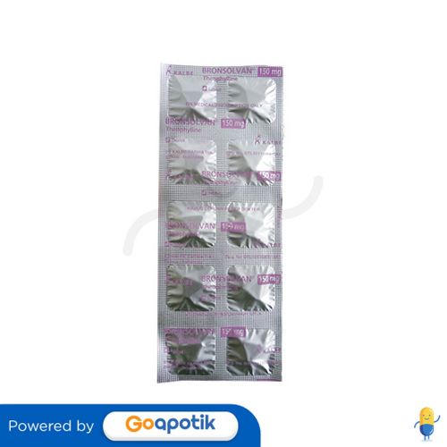 BRONSOLVAN 150 MG STRIP 10 TABLET