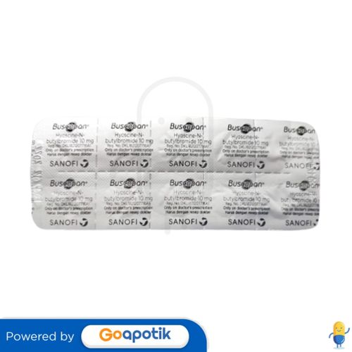 BUSCOPAN 10 MG BLISTER 10 TABLET