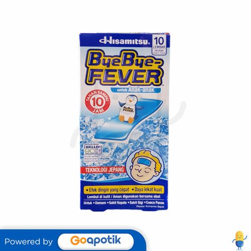 BYE BYE FEVER UNTUK ANAK-ANAK BOX 10 SACHET