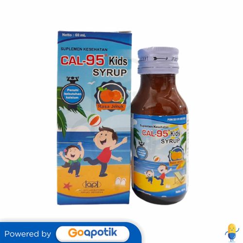 CAL-95 KIDS SYRUP ISI 60 ML BOTOL