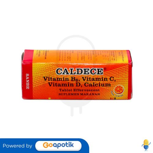 CALDECE ORANGE TUBE 10 TABLET EFFERVESCENT