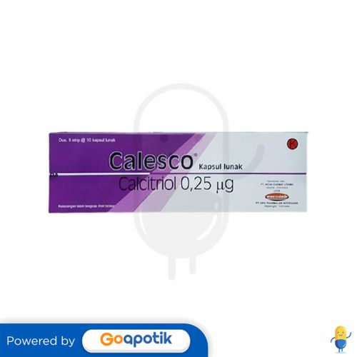 CALESCO 0.25 MCG BOX 50 KAPSUL