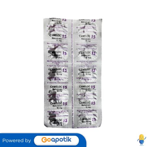 CAMELOC 15 MG STRIP 10 TABLET