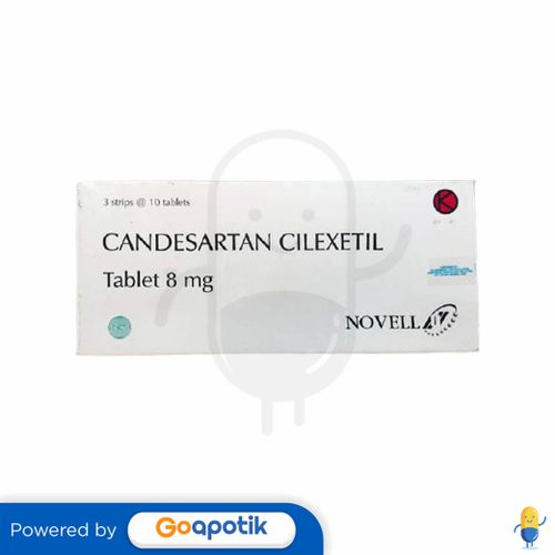 CANDESARTAN NOVELL 8 MG BOX 30 TABLET