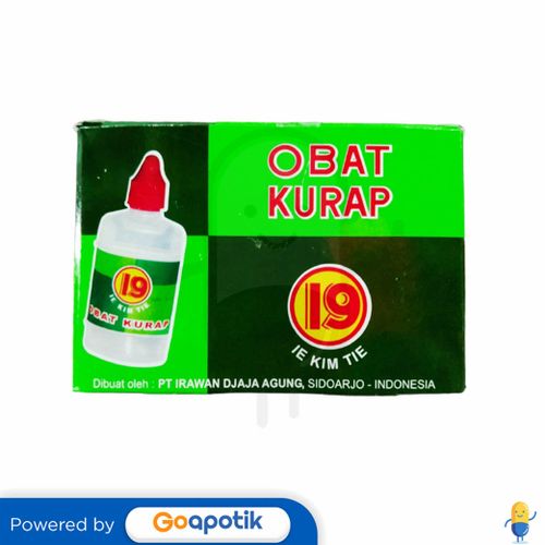 CAP 19 OBAT KURAP 10 ML BOX 12 BOTOL