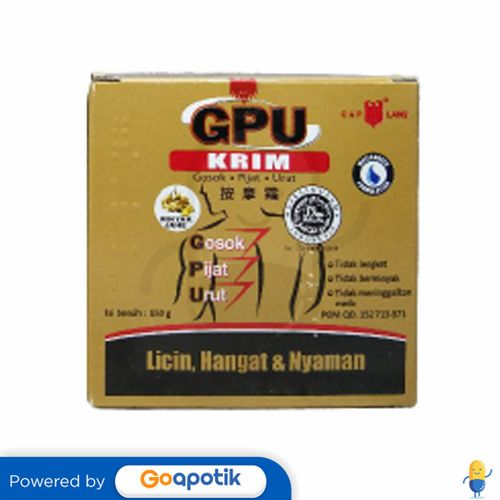 CAP LANG GPU KRIM MINYAK JAHE POT 150 GRAM