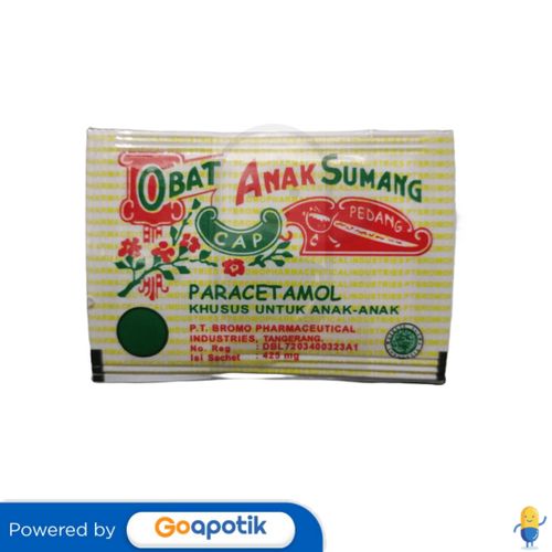 CAP PEDANG OBAT ANAK SUMANG 425 MG SACHET 
