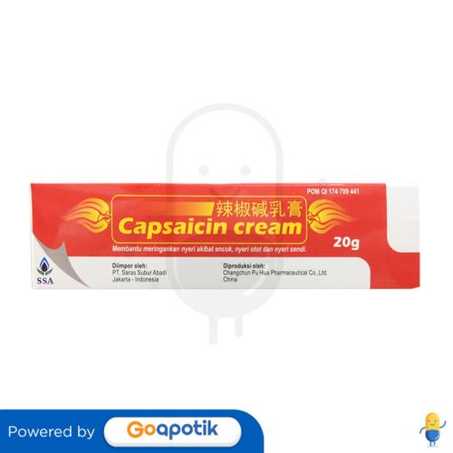 CAPSAICIN CREAM 20 GRAM TUBE