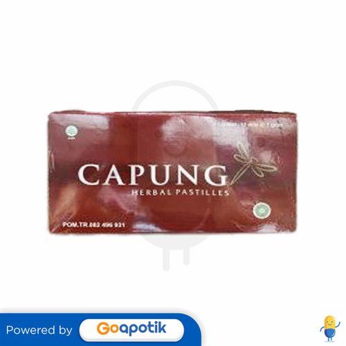 CAPUNG HERBAL PASTILLES PEACH BOX 12 PACK