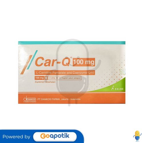 CAR-Q 100 MG BOX 30 KAPLET