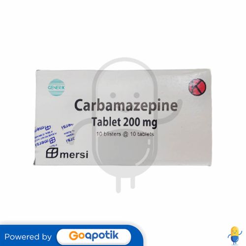 CARBAMAZEPINE MERSI 200 MG BOX 100 TABLET