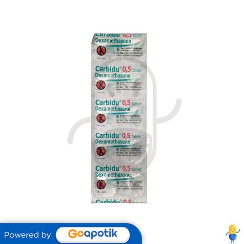 CARBIDU 0,5 MG TABLET