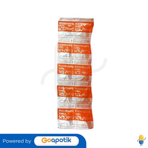CARBIDU 0.75 MG STRIP 10 TABLET
