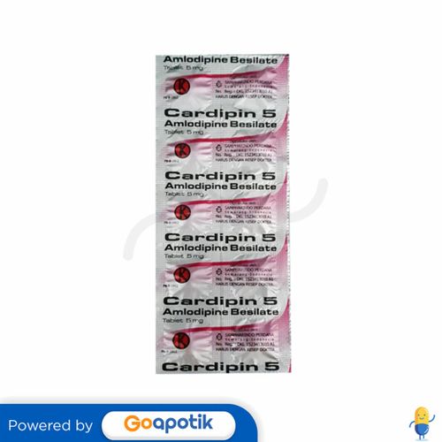 CARDIPIN 5 MG STRIP 10 TABLET