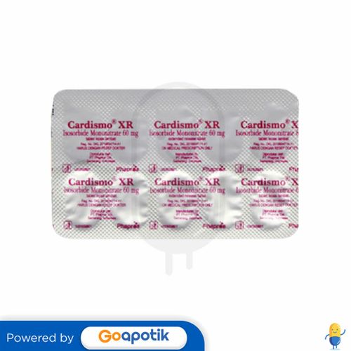 CARDISMO XR 60 MG STRIP 10 TABLET