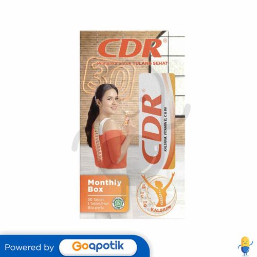 CDR RASA JERUK MANDARIN MONTHLY BOX 30 TABLET EFFEVESCENT