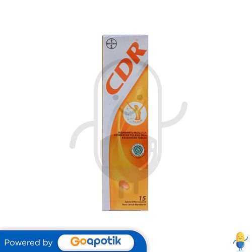 CDR RASA JERUK MANDARIN TUBE 15 TABLET