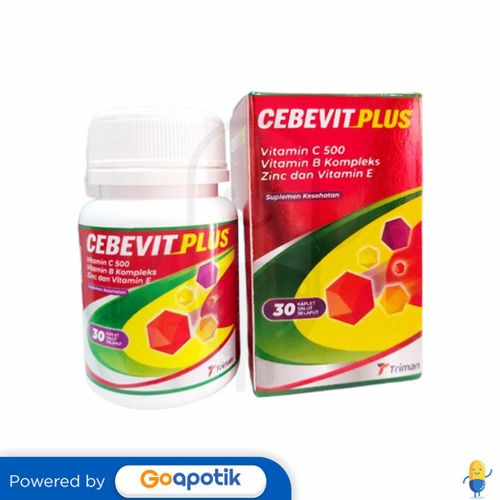 CEBEVIT PLUS BOTOL 30 KAPLET