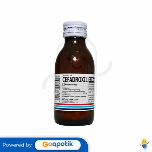 CEFADROXIL MONOHYDRATE MEPRO 125/5 ML DRY SYRUP 60 ML