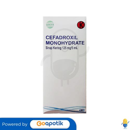 CEFADROXIL MONOHYDRATE MULIA 125 MG/5 ML DRY SYRUP 60 ML